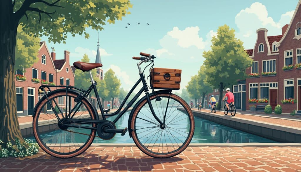 découvrez le vélo hollandais, un moyen de transport à la fois pratique et écologique. idéal pour vos déplacements quotidiens, il allie confort et respect de l'environnement. optez pour une mobilité durable et agréable avec ce symbole de liberté sur deux roues.